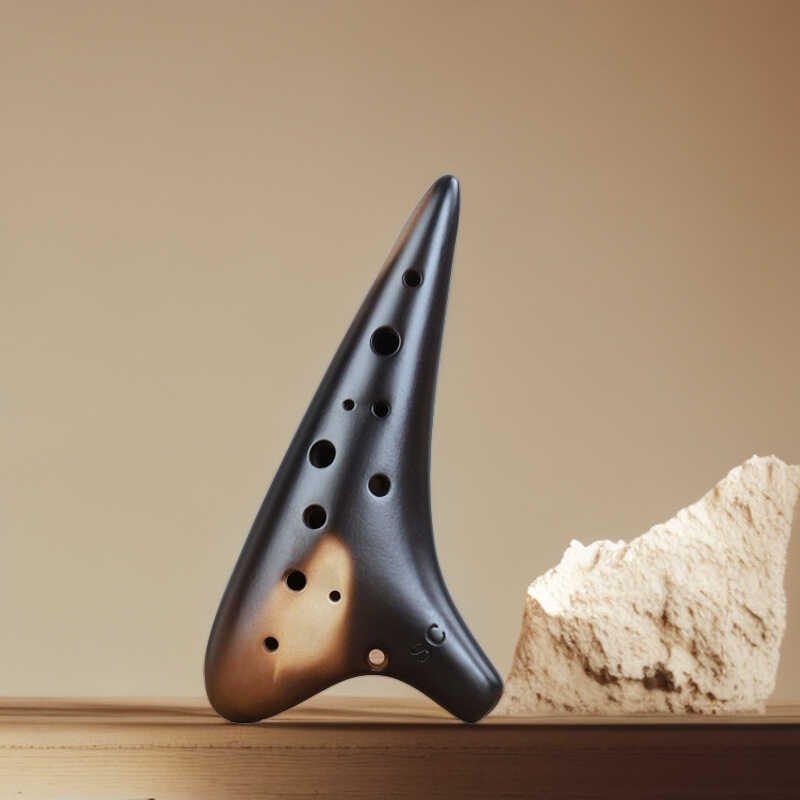 ขลุ่ยเซรามิค Twelve-Hole Treble SC Tuning มังสวิรัติ Burning Ocarina 12 หลุมเปียโน Shop School Train