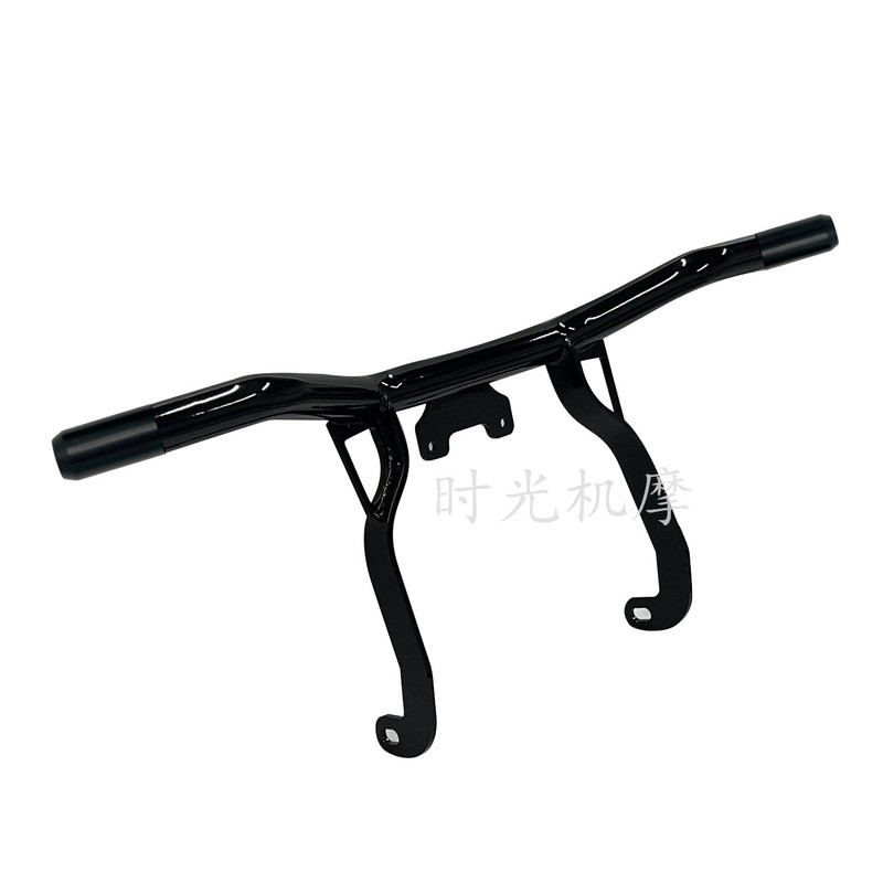 เหมาะสําหรับ Harley Big Gliding Road Dual Lights Street Gliding Road King Flat Bar Guard Bar กันชน 9
