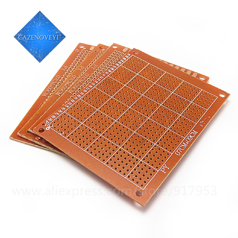 10 ชิ้น t 7x9 ซม. 7*9 DIY ต้นแบบกระดาษ PCB สากล