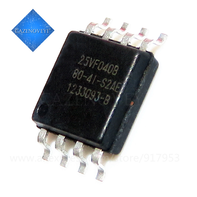 5 ชิ้น SST25VF040B-50-4C-S2AF SST25VF040 25VF040B SOP-8 IC
