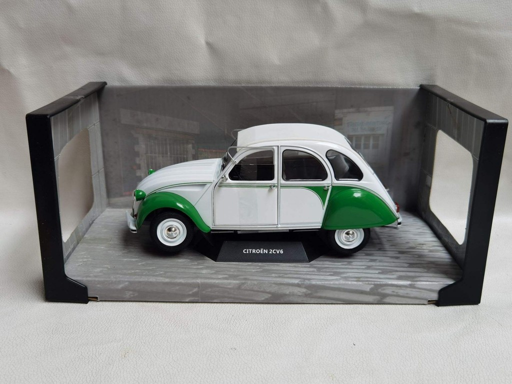 SOLIDO 1/18 CITROEN 2CV6 1985 CITROEN โมเดลรถโลหะผสม