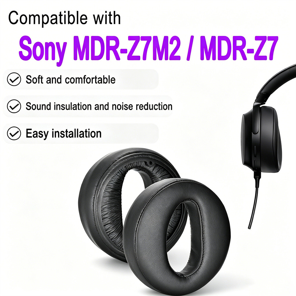 สําหรับ Sony MDR-Z7 MDR-Z7M2 เปลี่ยนแผ่นรองหูฟัง 1 คู่