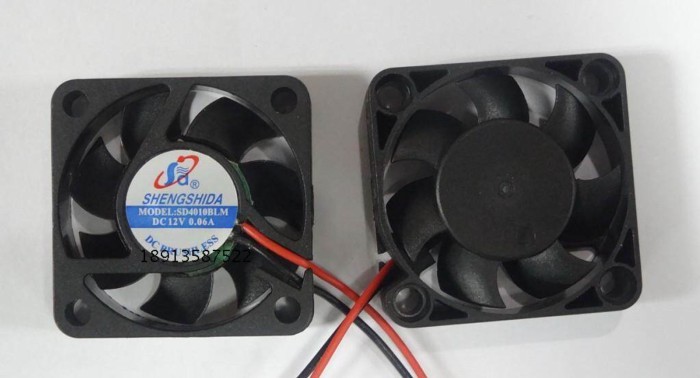 SD4010B12M พัดลม 4010 Axial Fan Fan Double Ball Bearing DC DC12V