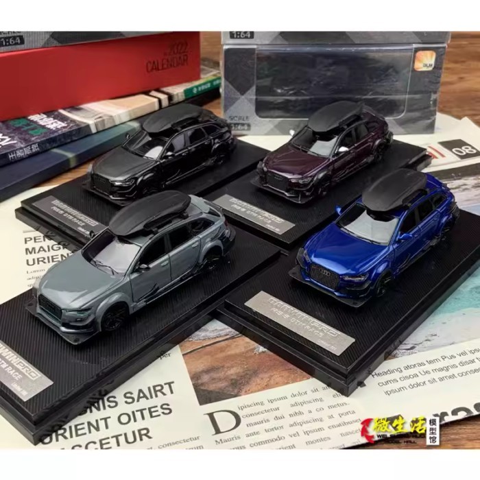 GLM 1: 64 Audi RS6 DarwinPro DTM RS6 Avant Limited โมเดลรถเรซิ่น