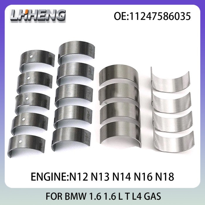 Engine Main & Rod Bearings Kit FOR BMW 1 3 MINI 1.6L 1.6 L T L4 GAS 06-19 N12 N13 N14 N16 N18 11217