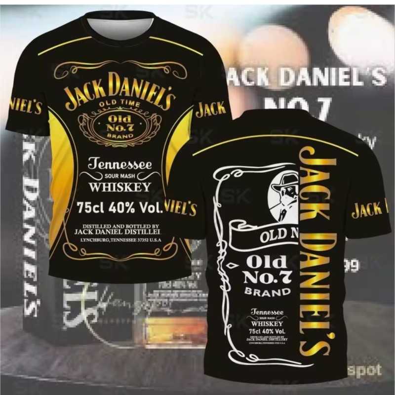เสื้อยืดลายขวด Vintage Jack Daniels
