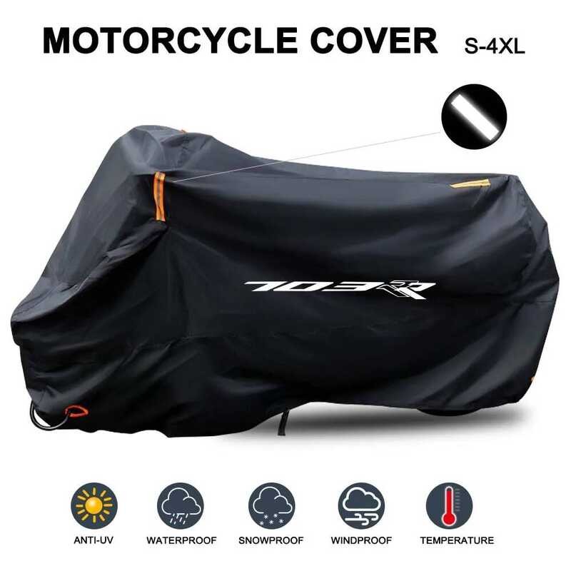 รถจักรยานยนต์กันน้ํากลางแจ้งทุกฤดูกาลกันฝุ่น UV ป้องกัน Moto Rain Cover สําหรับ ZONTES 703RR 703 RR 