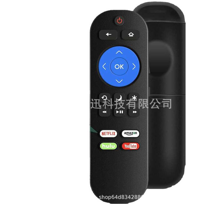 เหมาะสําหรับรีโมทคอนโทรลรีโมทคอนโทรล ROKU-TV (HNSE) Onn/TCLElement/Haier
