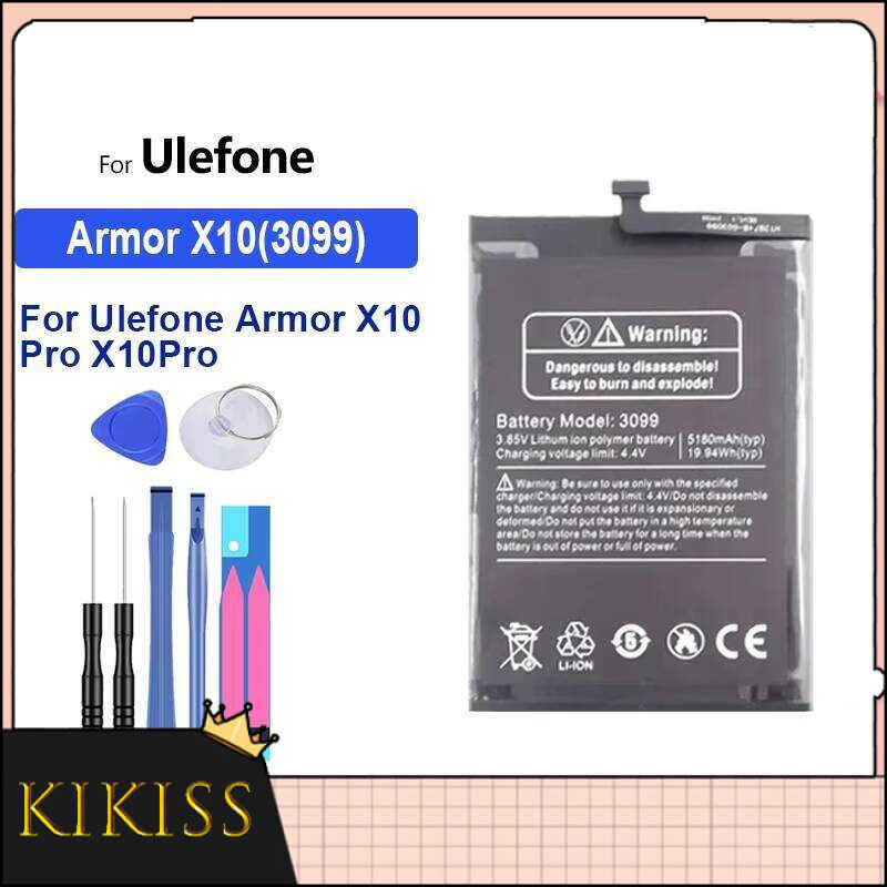 Battery Armor X10(3099) 5180mAh For Ulefone Armor X10 Pro