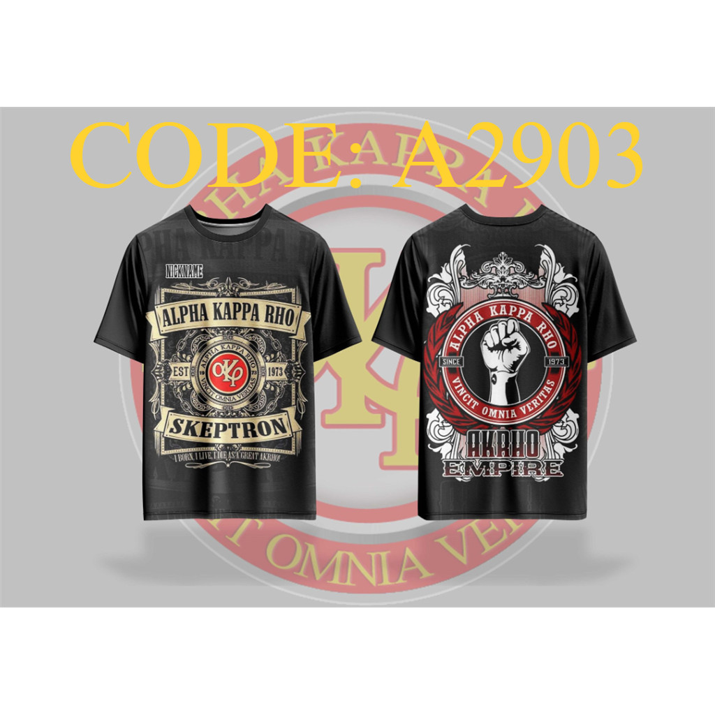 52ND FOUNDING ANNIVERSARY (1973-2025)ALPHA KAPPA RHO 3D FULL SUBLIMATION ALL SERIES POLO TSHIRT และ 