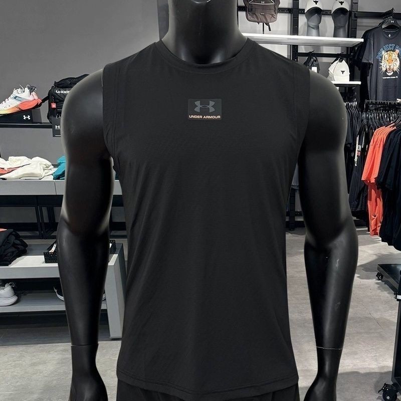 ผู้ชายแขนกุดเสื้อกั๊กกีฬาล่าสุดสไตล์แห้งเร็วดูดซับเหงื่อวิ่งออกกําลังกายสบายระบายอากาศ
