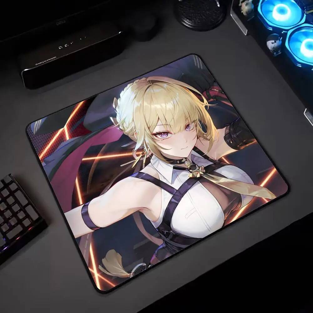 Evelyn ZZZ แผ่นรองเมาส์ยางการ์ตูนแผ่นรองเมาส์ขนาดเล็กคอมพิวเตอร์เดสก์ท็อปสํานักงานคีย์บอร์ด E-sports
