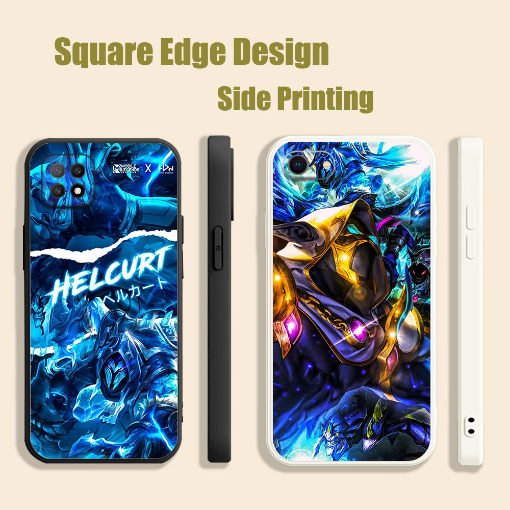 เคสสําหรับ Samsung Galaxy A01 A02 F12 A20 A30 A53 A32 A22 MLBB Helcurt Mobile Legends Helcurt ตัดต่อ