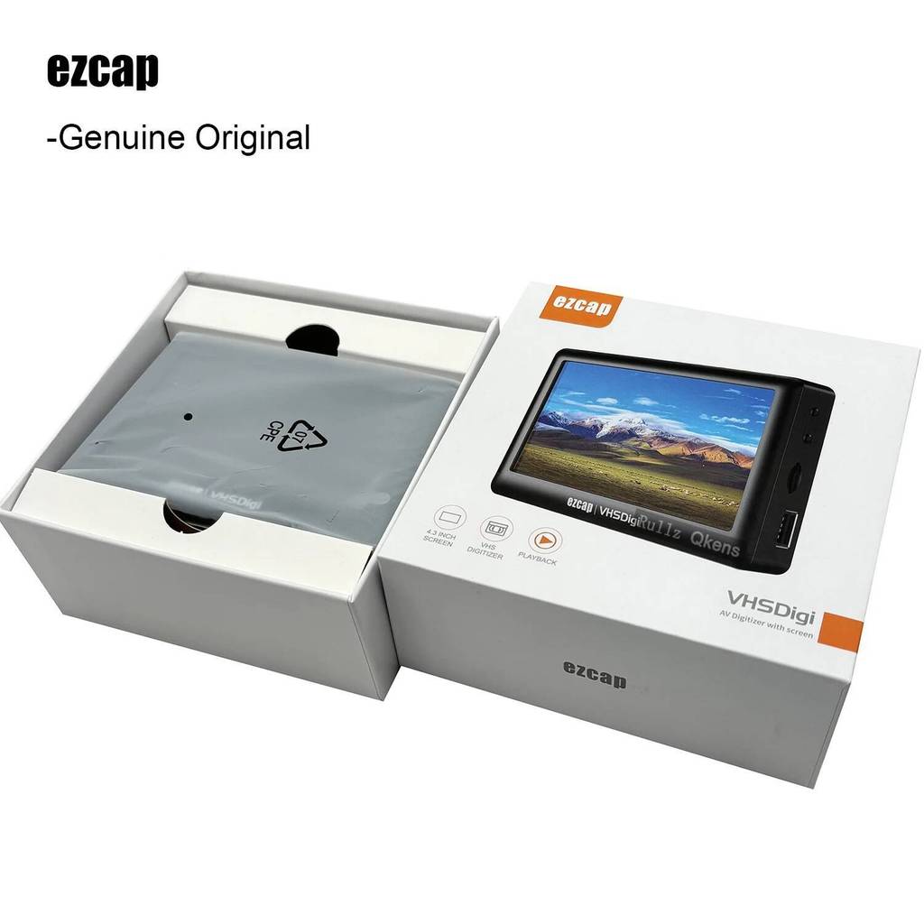 Ezcap180 AV Recorder Analog Video To Digital Video Converter บันทึกอิสระสําหรับ VHS,VCR, AV, RCA, Hi