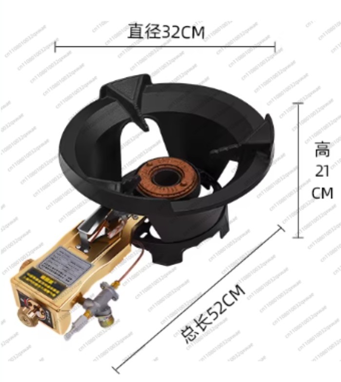 Commercial Fierce Fire Gas Stove Single Gas Stove Wok Burner Energy-saving Kitchen Gas Stove Cookto