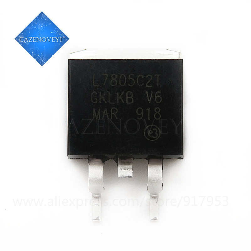 10 ชิ้น L7805CD2T L7805C2T L7805 L7808C2T L7808C L7808 TO-263 ชิปใหม่ IC