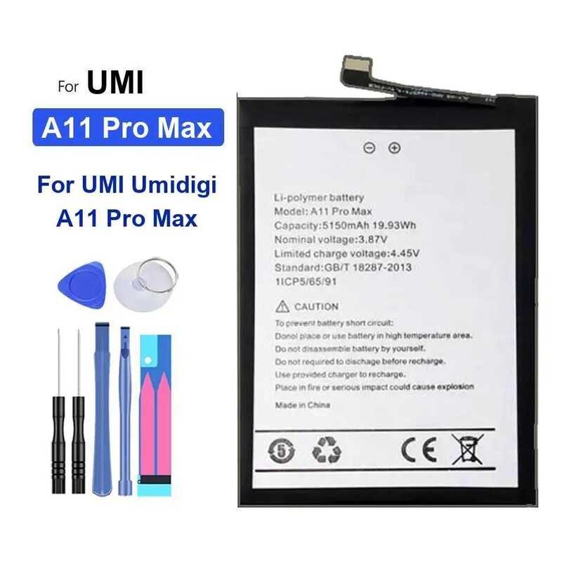 Battery A11 Pro Max 5150mAh For Umidigi Umi A11 Pro Max