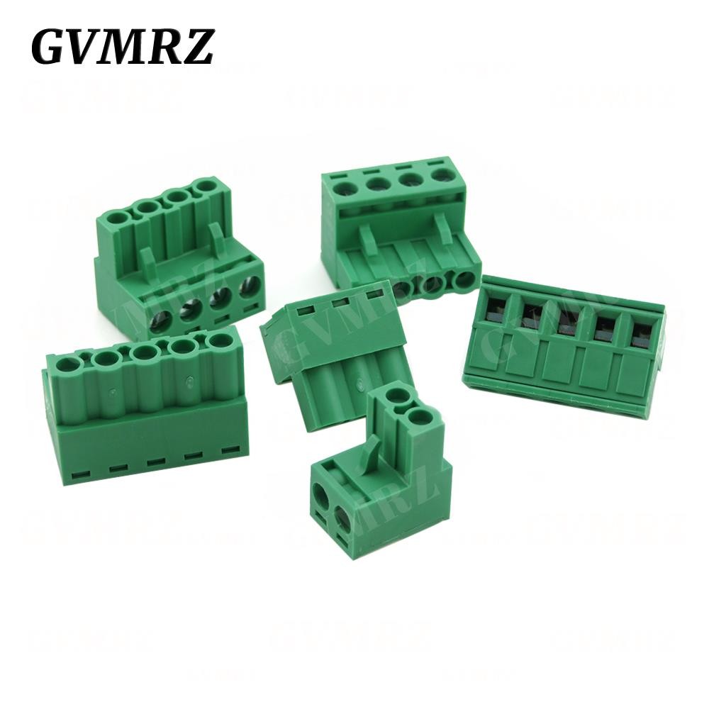 5PCS KF2EDG 2EDGK 5.08 มม.ขั้วต่อบล็อกหญิง 5.08 ปลั๊ก-IN PCB Connector 2EDG PCB 2P 3P 4P 5P 6P 7P 8P 9P 10P 12P