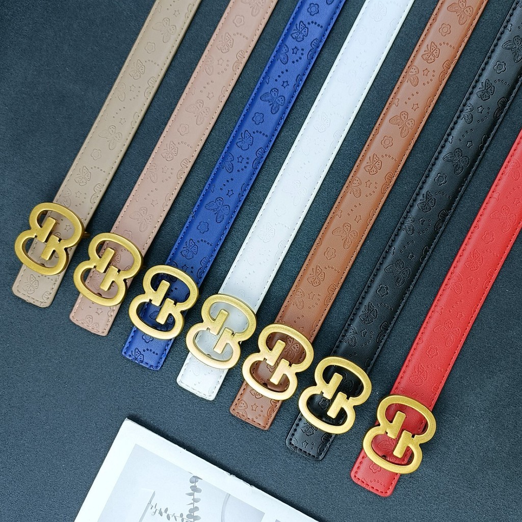 เข็มขัดแฟชั่นหนังดีเมorris เหมาะสำหรับลุคแคชวล