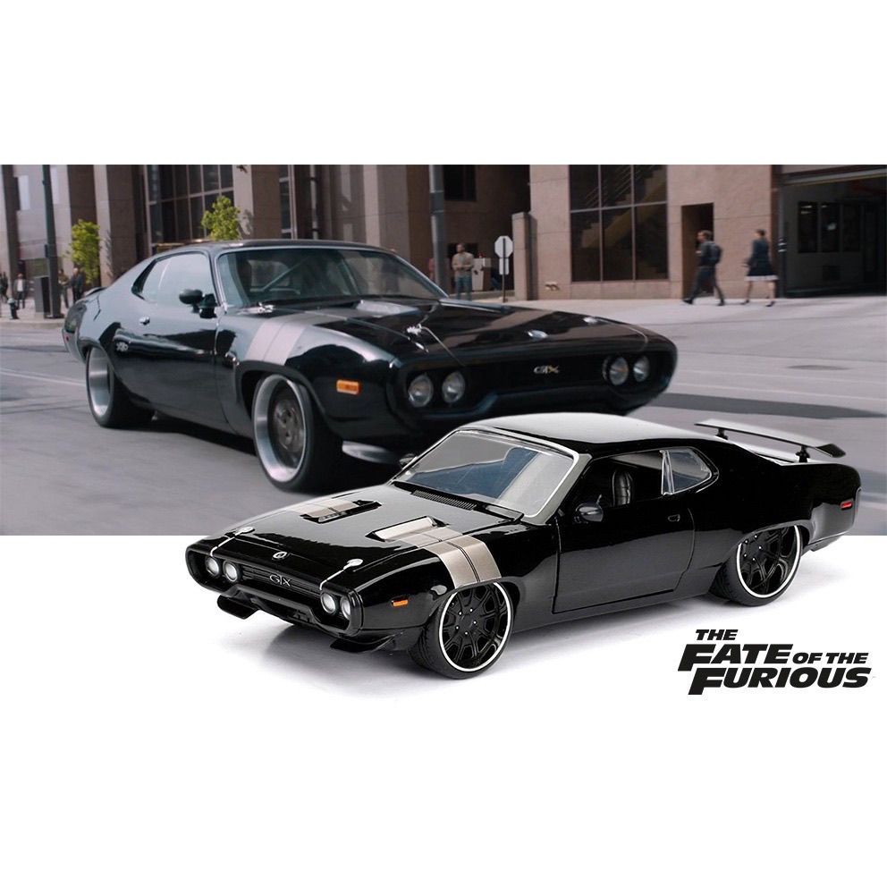 Jiada 1: 24 Plymouth GTX (Speed and Passion 8) ไดร์เวอร์ที่นั่ง Dom