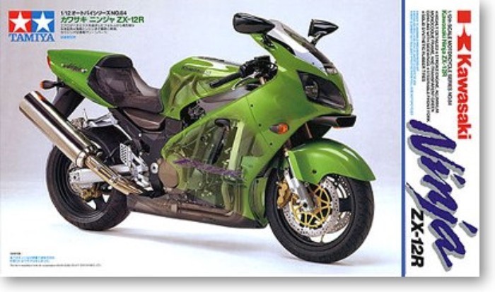 TAMIYA TAMIYA 14084 1/12 Kawasaki NINJA ZX-12R แผนที่รถจักรยานยนต์