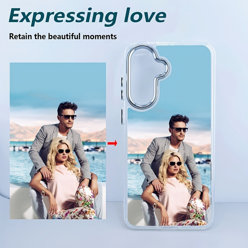 (สต็อกในพื้นที่) ภาพที่กําหนดเองคู่เคสโทรศัพท์ภาพส่วนบุคคลเคส Tpu แบบนุ่มสําหรับ Iphone Samsung Xiao