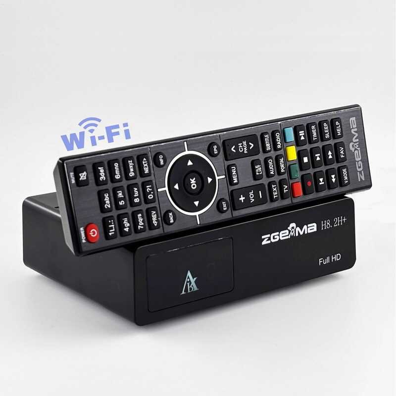▥ 2025 Zgemma H8.2H UX Enigma2 สร้างขึ้นใน Wifi 1080P 4K HD DVB-S2x + DVB-T2