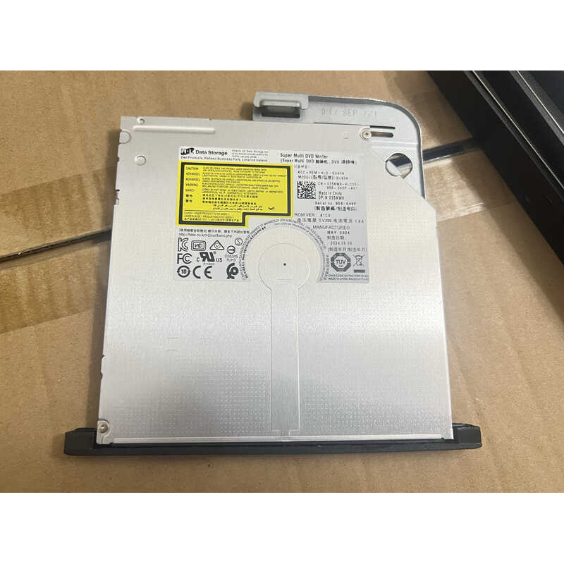 Dell Workstation T3660 T3680 ถอดชิ้นส่วนไดรฟ์ออปติคัลในตัว DVD แกะสลักบันทึกเครื่องถอดชิ้นส่วนเดิม w