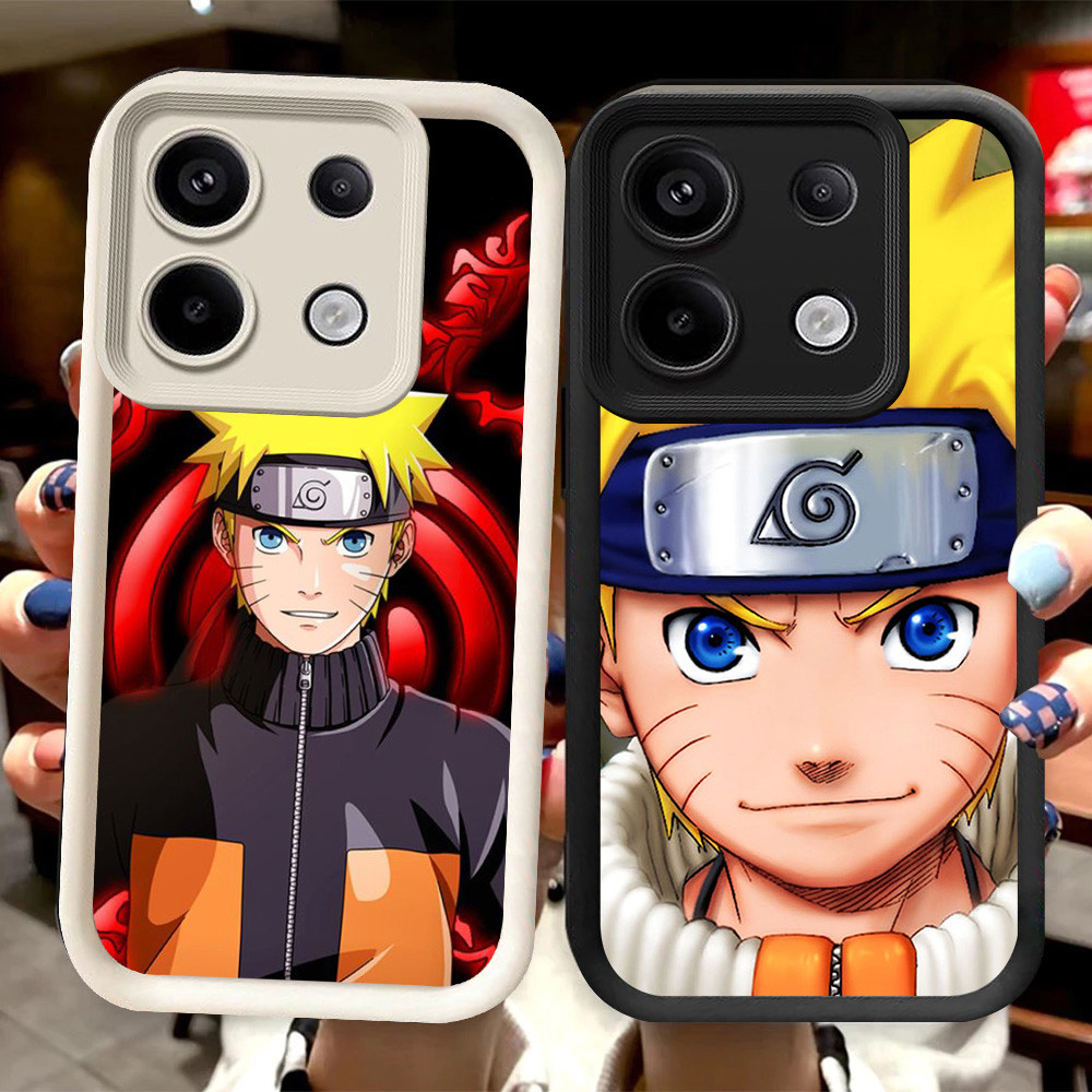 R92 Naruto Casing สําหรับ Infinix Tecno Smart POP 7 ITEL P65 20 GT Pro สีดําและสีขาว