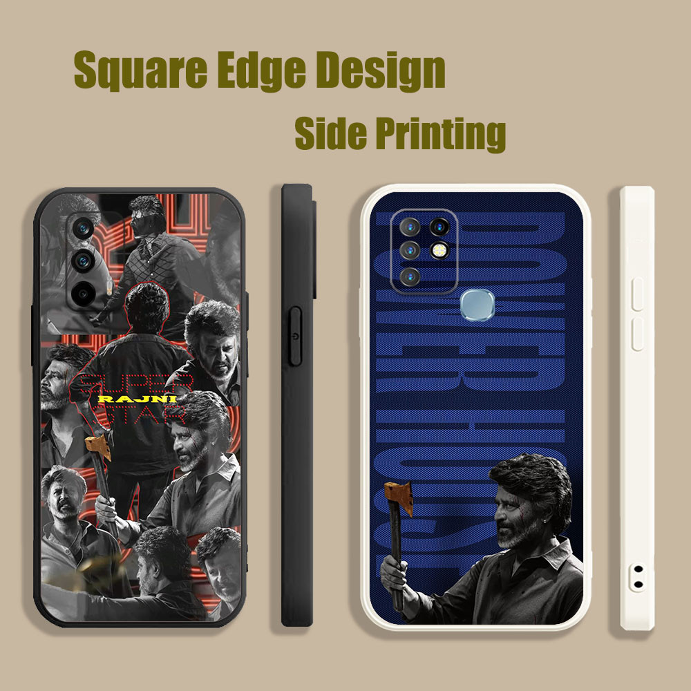 ปลอกสําหรับ Vivo S1 V21e Y76 Y73 V25e Coolie 2025 Rajinikanth Aamir Khan BOB06 เคสโทรศัพท์ขอบสี่เหลี