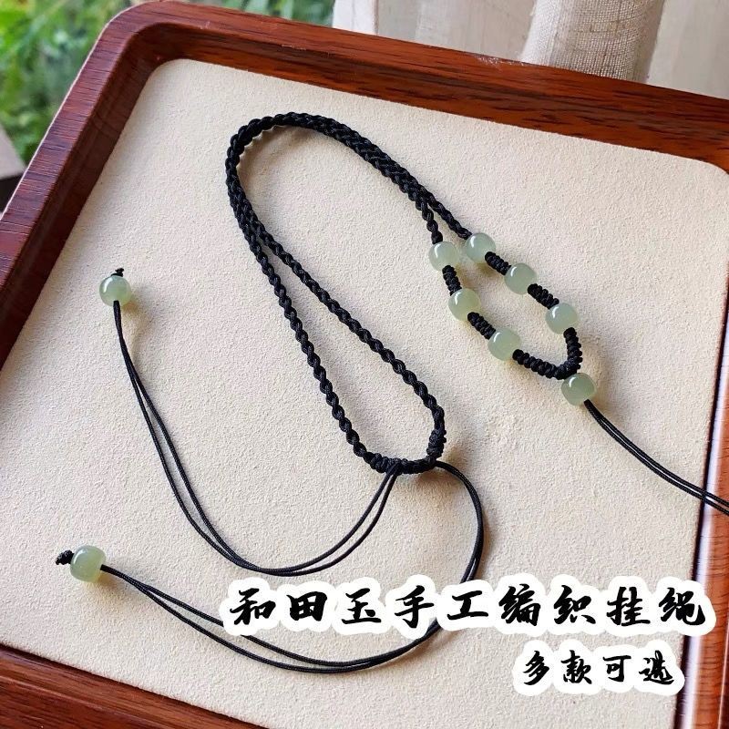 จี้สายโซลิด สร้อยคอมือสม ops แบบคลาสสิก ปุ่มเรียบเนียน