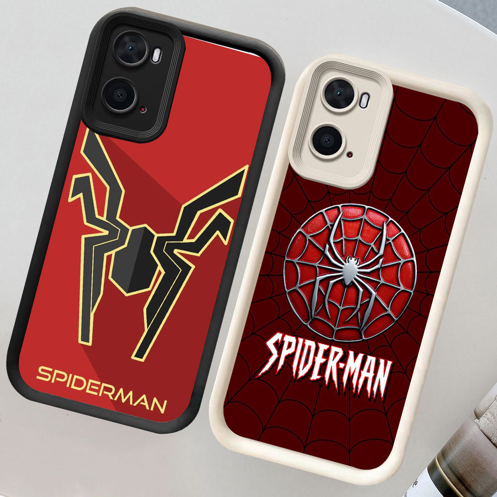 CH87 Spider Man Soft Casing สําหรับ OPPO A57 A57e A57s A36 A76 เคสป้องกัน