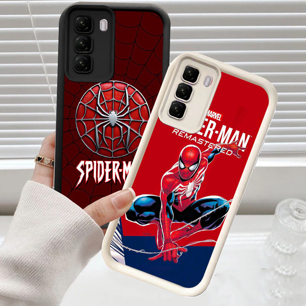CH87 Spider Man Soft Casing สําหรับ OPPO A5 A5i 2025 Pro 5G เคสป้องกัน