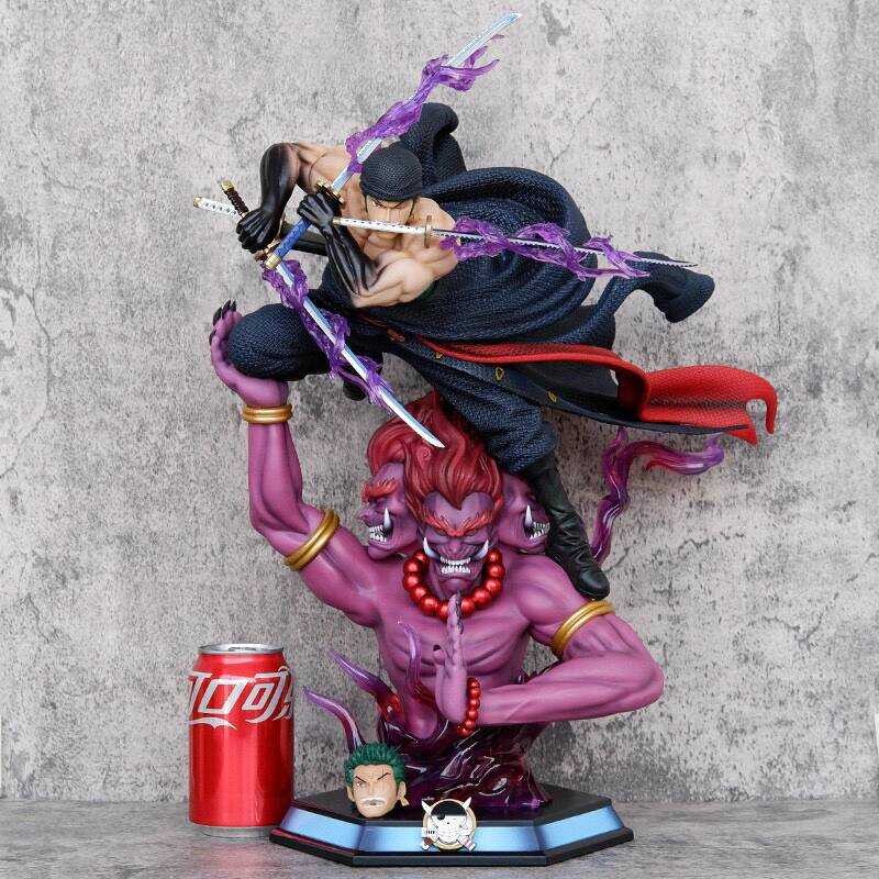 เครื่องประดับโมเดลรูปปั้นอะนิเมะ One Piece Asura Zoro