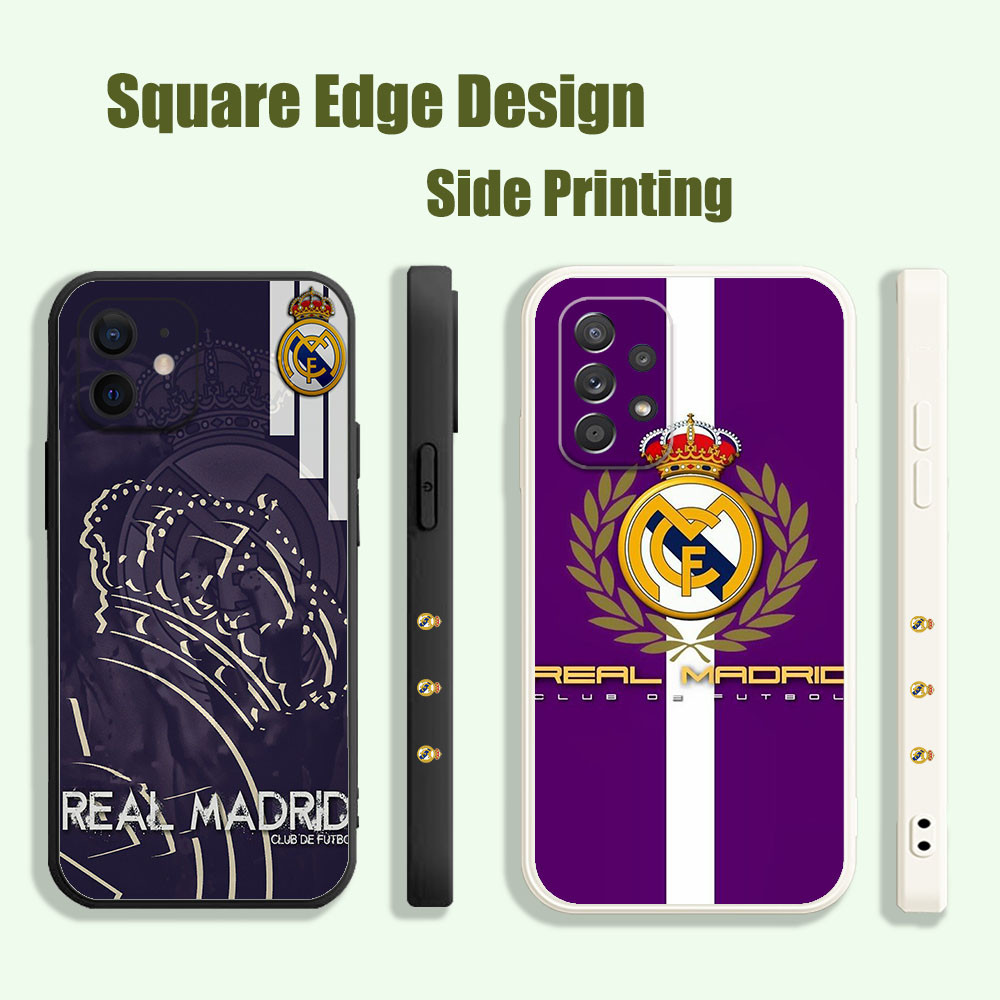 ปลอกสําหรับ OPPO Reno5 Z OPPO A94 A8 A31 A5 2020 A1K A7X A52/A72/A92Real Madrid Fc โลโก้ KMJ85 เคสโท
