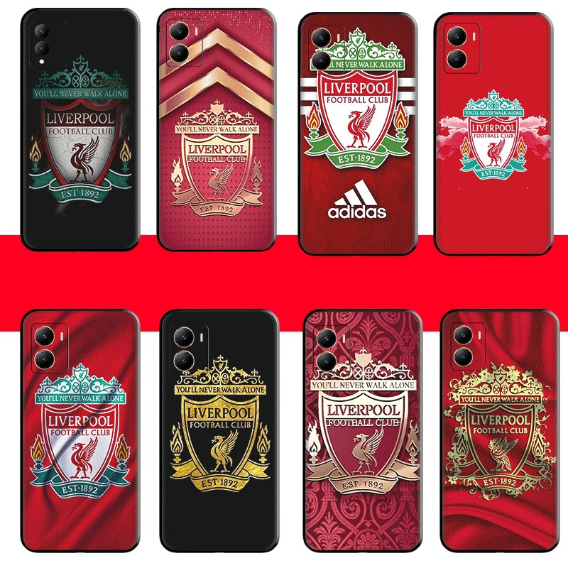 K12 Liverpool Football Club สําหรับ Vivo V5 Lite Y66 Y77 V25 Y35 Y22 Y22S Y02 TPU Spot พลาสติกสีดําน