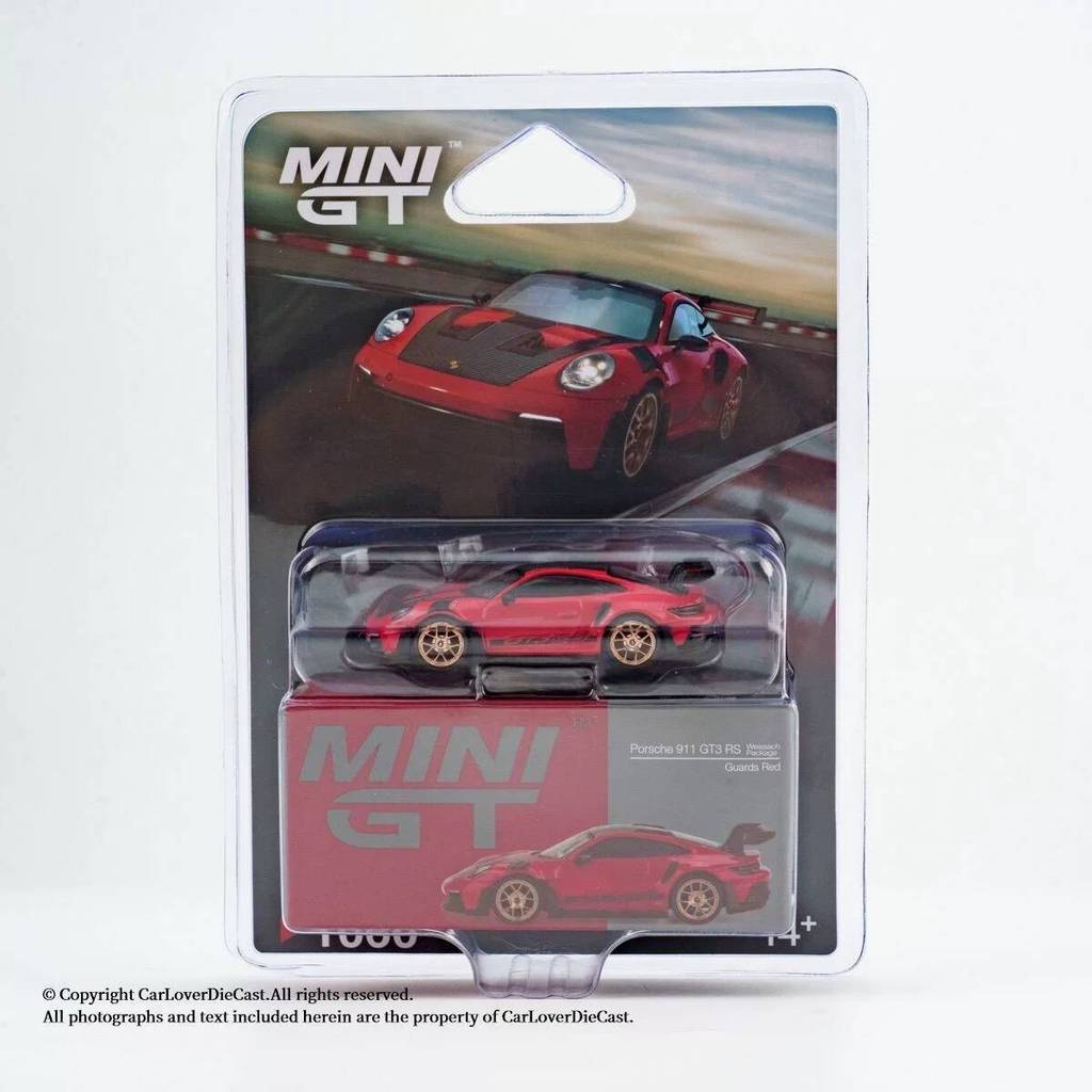 พร้อมส่ง MINI GT 1: 64 #1060 โมเดลรถอัลลอย Porsche 911 GT3 RS