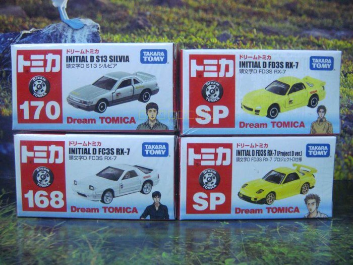 TOMY TOMICA TOMICA 168 170 SP Initial D FD3S RX-7 S13 SILVIA Out of Print Limited Edition รุ่น