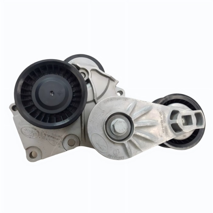 Drive Belt Tensioner with Pulleys and Bracket For Jaguar F-TYPE X152 XE X760 XF X260 XJ X351 306PS