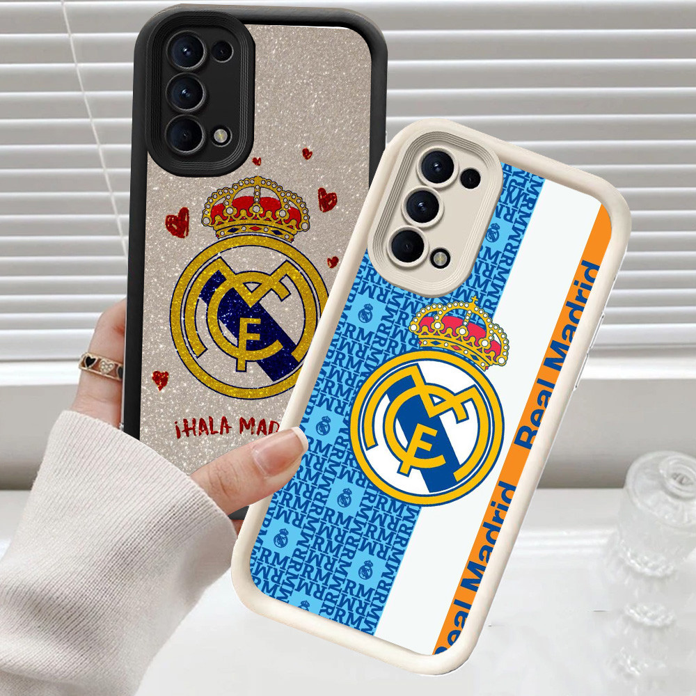 CH9 Real_Madrid Soft Casing สําหรับ OPPO F19 A72 A95 A92 F19s A52 เคสป้องกัน