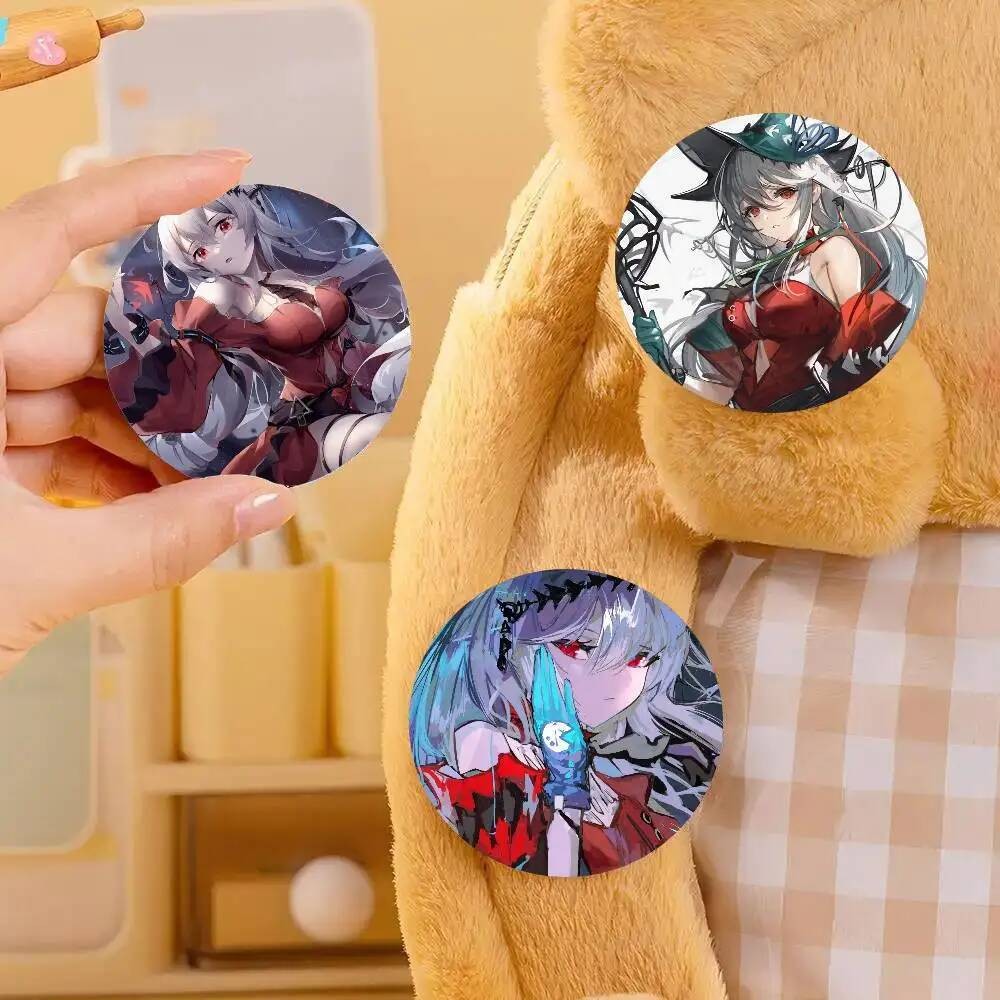 ป้ายลูกปัดเลเซอร์ Skadi จาก Arknights สำหรับเสื้อผ้าและกระเป๋าเป้