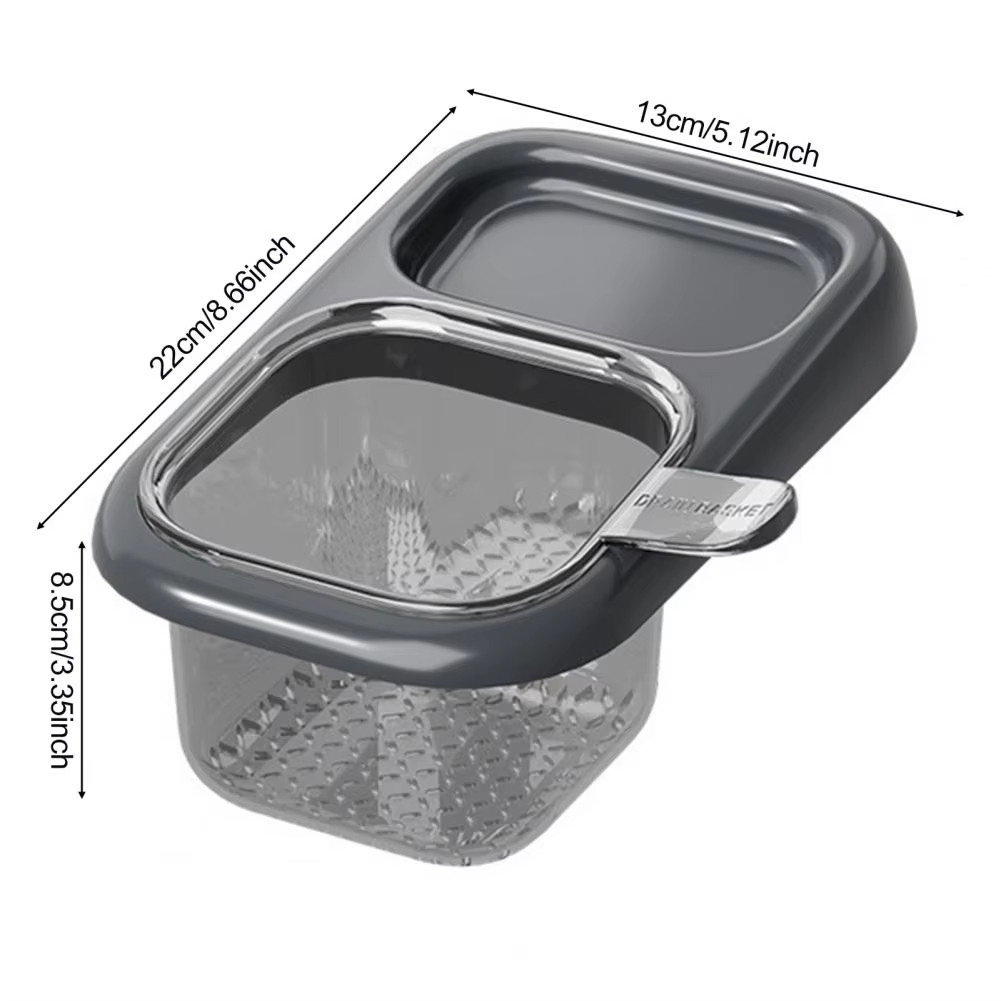 2ชิ้นใหม่มัลติฟังก์ชั่ถ้วยดูดอ่างล้างจานตะกร้ากรองที่ถอดออกได้ผลไม้ซักผ้ากรองชั้นวางอ่างล้างจานกรองสําหรับผู้ถืออาหารครัวระบายน้ําเครื่องมืออุปก - รูปที่ 6