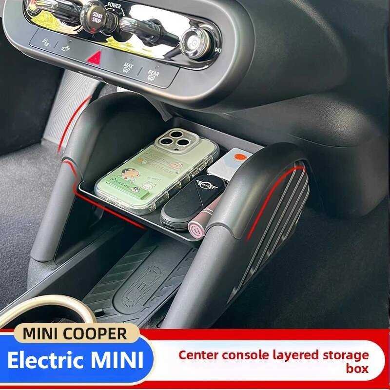 สําหรับไฟฟ้า J01 J05 MINI MINI Cooper Central Control Layered เบ็ดเตล็ดกล่องเก็บ 24-25