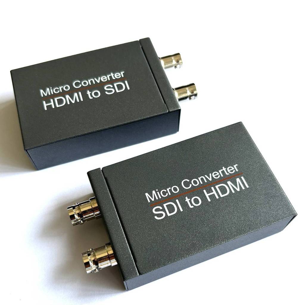 3G/SD/HD-SDI เป็น HDMI / HDMI เป็น SDI พร้อม SDI Loop Display Adapter Splitter Video Converter สําหร