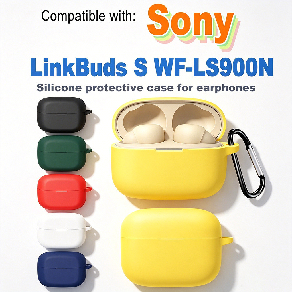 สําหรับ Sony LinkBuds S WF-LS900N ซิลิโคนกันกระแทก Anti-Scratch หูฟังสําหรับ Sony WF-LS900N