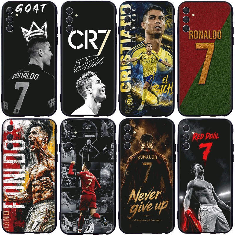 Samsung Note 8 9 10 20 Plus Lite Ultra A07 A17 A56 A36 A26 TPU ความเข้ากันได้นุ่มเคสโทรศัพท์เคสป้องกัน A8 Cristiano Ronaldo CR7