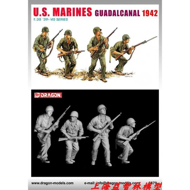 ดราก้อน 6379 1/35 กองกำลังนาวิกโยธินสหรัฐ (กวาดาคอร์เนล 1942)