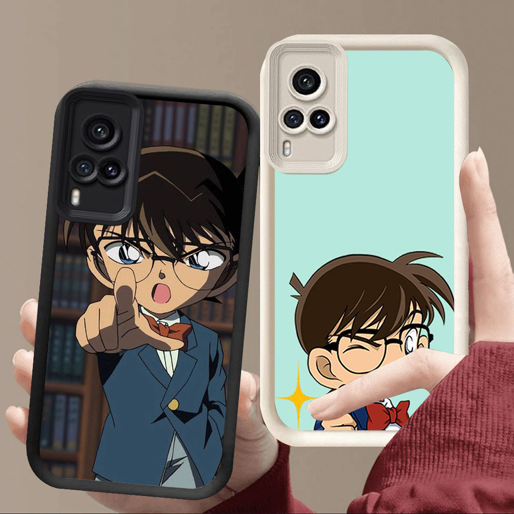 R97 Detective Conan สําหรับ VIVO V21E Y51 Y73 Y51A Y53s Y33 Y31 V21 Y51S 5G สีดําและสีขาว
