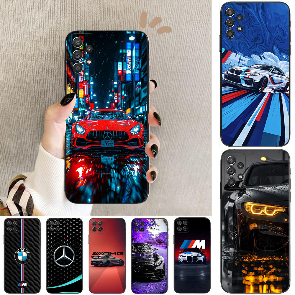 Realme 5 5i 5s Pro 6 6i 6 Pro 7 7i 8Pro C35 C55 Narzo N65 Z19 Sports Car - เคสโทรศัพท์สีดํา Super Ru
