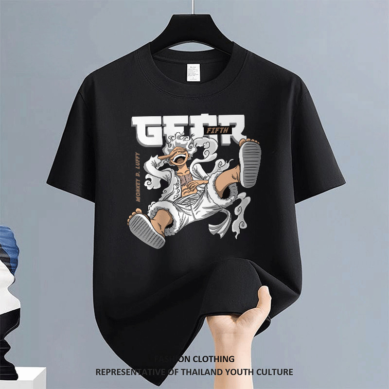 [COD] เสื้อยืดผู้ชาย เสื้อยืดผู้ชาย สีขาว-ดำ CASUAL เสื้อยืดโอเวอร์ไซส์ เสื้อยืดวัยรุ่น เสื้อยืดเกาหลี ผู้ชาย